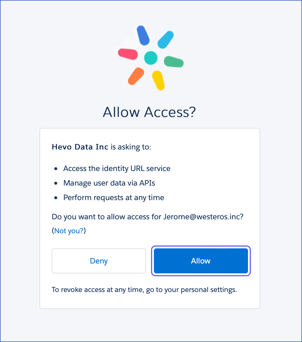 Allow access