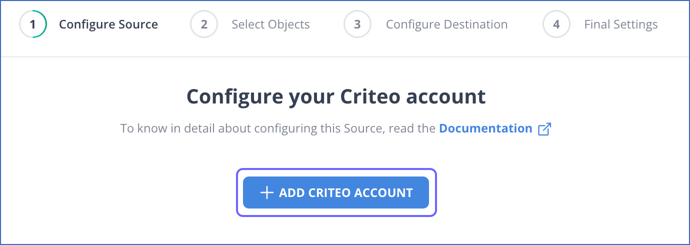 Criteo settings