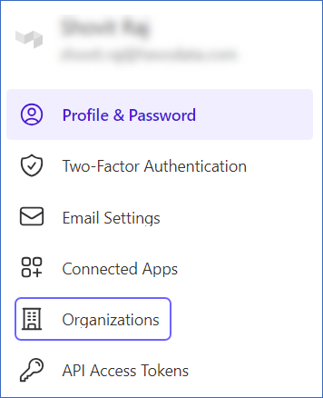 Select organization