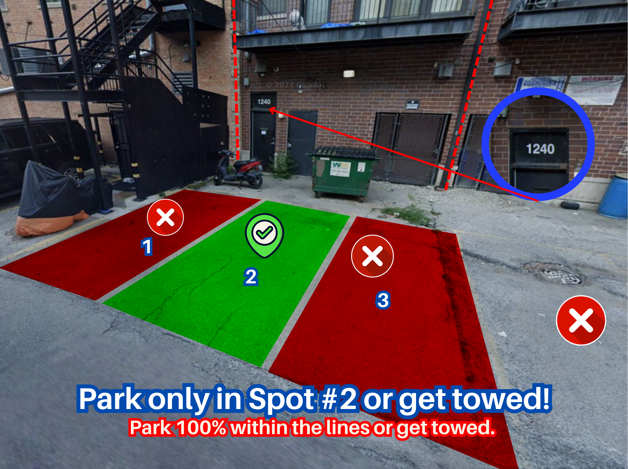 Photo of 1240 N Milwaukee Ave. - Spot #2 Only